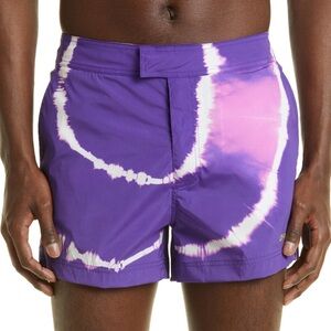 Off White Tie Dye Swim Trunks Size Medium NWT